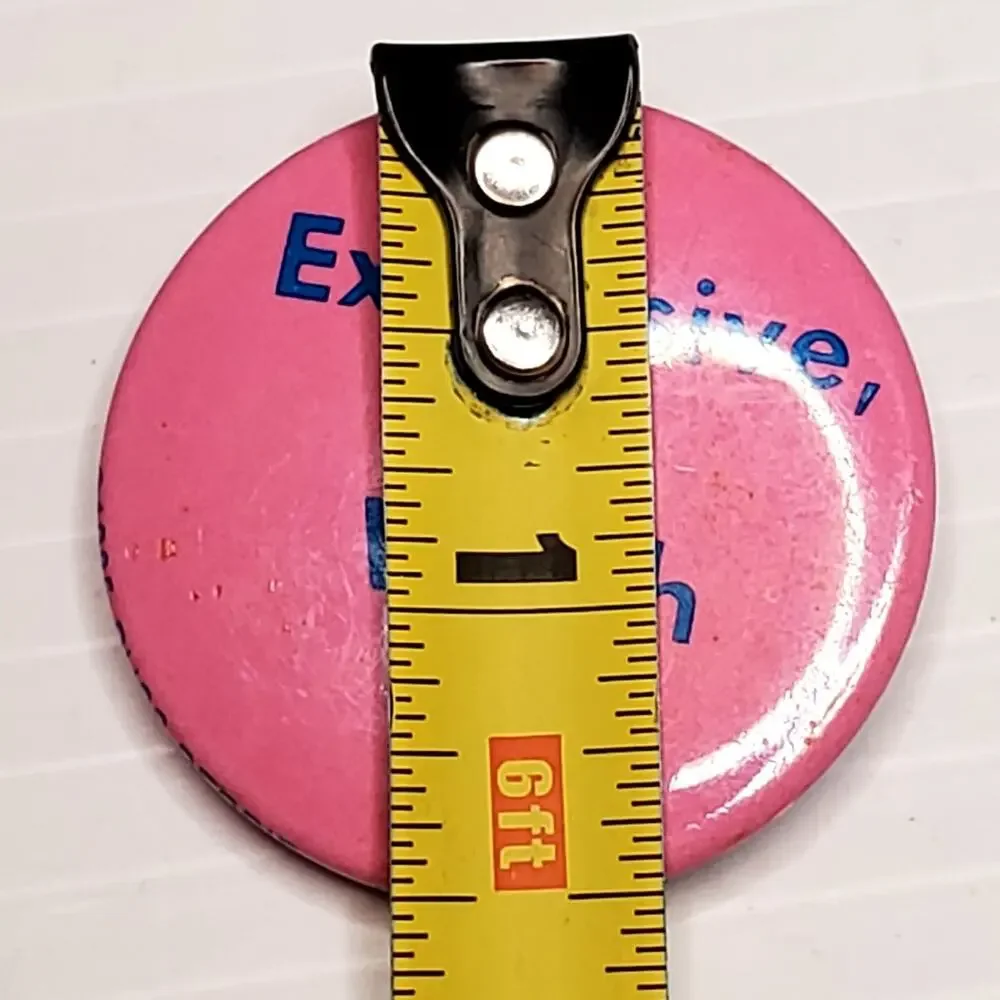 Expensive But Worth It Russ Berrie and Company 1985 Vtg Button Pin 1.5